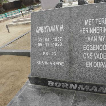 BORNMAN Christiaan H. 1937-1990