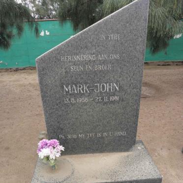 BOOYSEN Mark-John 1958-1981