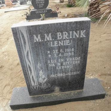 BRINK M.M. 1914-1986