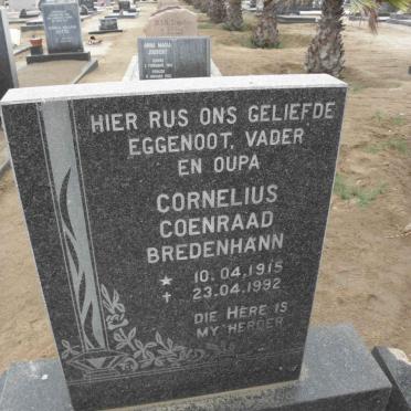 BREDENHANN Cornelius Coenraad 1915-1992