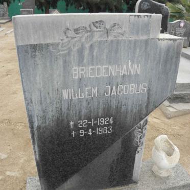 BRIEDENHANN Willem Jacobus 1924-1983
