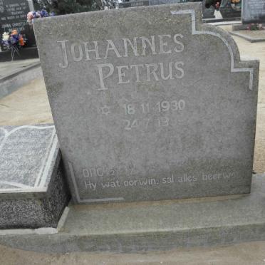 BYLEVELD Johannes Petrus 1930-1989 &amp; Irene Yvonne 1940-1998