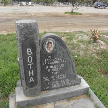 BOTHA Philippus Rudolf 1947-1995