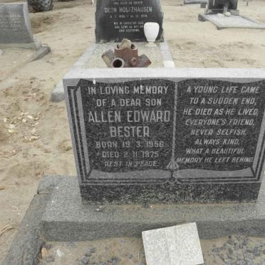 BESTER Allen Edward 1956-1975