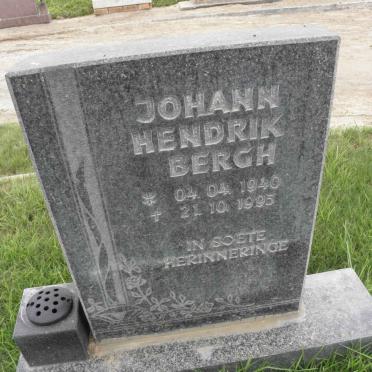 BERGH Johann Hendrik 1940-1995