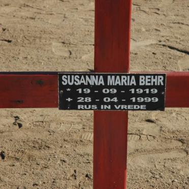 BEHR Susanna Maria 1919-1999