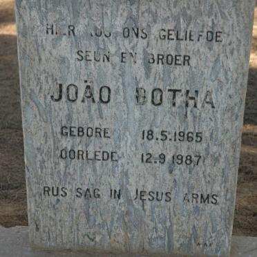 BOTHA Joäo 1965-1987