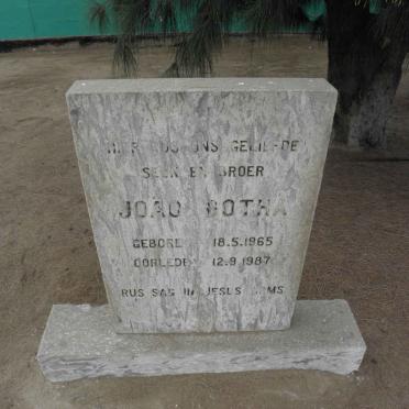 BOTHA Joäo 1965-1987