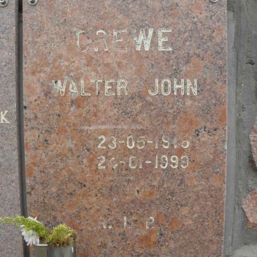 CREWE Walter John 1916-1993