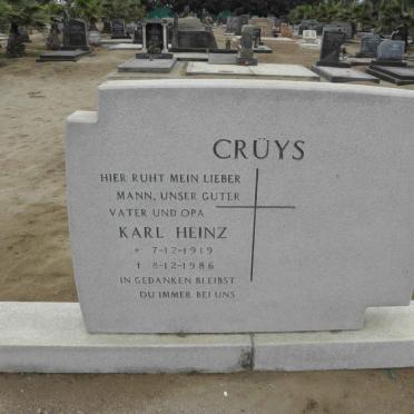 CRUYS Karl Heinz 1919-1986