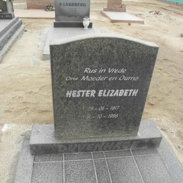 DUVENHAGE Hester Elizabeth 1917-1998