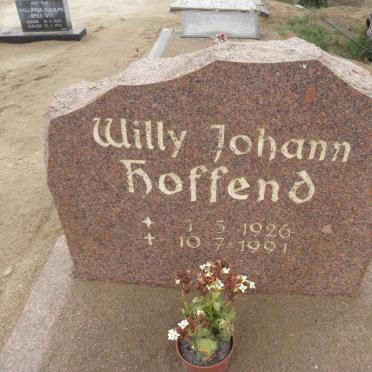 HOFFEND Willy Johann 1926-1991