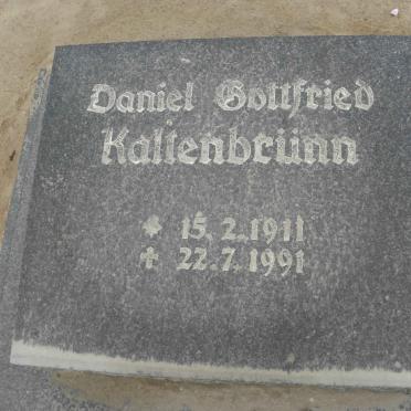 KALTENBRŰNN Daniel Gottfried 1911-1991