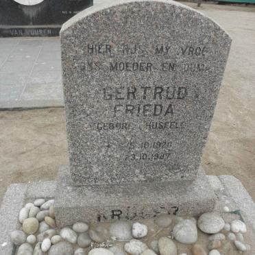 KRUGER Gertrud Frieda nee HUSFELD 1920-1987