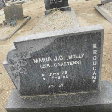KROUCAMP Maria J.C. nee CARSTENS 1928-1992