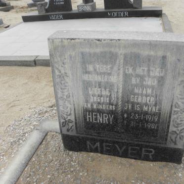 MEYER Henry 1919-1981
