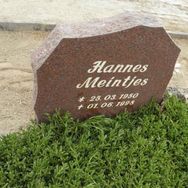 MEINTJIES Hannes 1950-1998