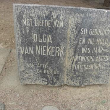 NIEKERK Olga, van 