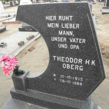 OBERG Theordor H.K. 1915-1988