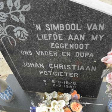 POTGIETER Johan Christiaan 1928-1989
