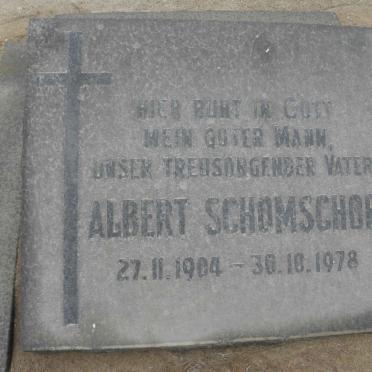 SCHOMSCHOR Albert 1904-1978