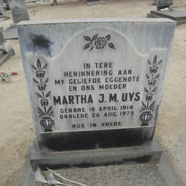 UYS Martha J.M. 1914-1975