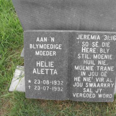 ? Helie Aletta 1932-1992