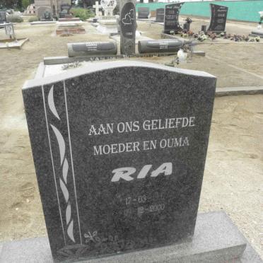 ? Ria 1937-2000