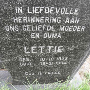 ? Lettie 1922-1994