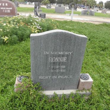 ? Ronnie 1938-2001