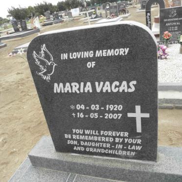 VAGAS Maria 1920-2007