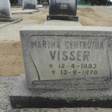 VISSER Martha Gertruida 1883-1970