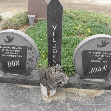 VILJOEN Don 1937-1997 &amp; Joan 