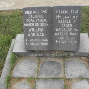 VUUREN Willem Adriaan, van 1946-1995