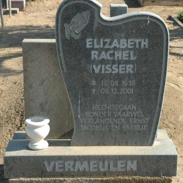VERMEULEN Elizabeth Rachel nee VISSER 1955-2001