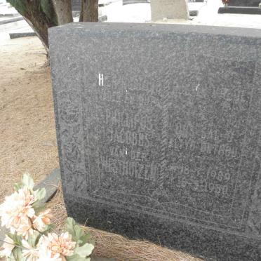 WESTHUIZEN Phillipus Jacobus, van der 1909 -1950