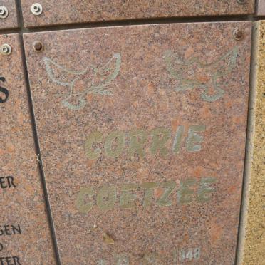 COETZEE Corrie 1948-2003