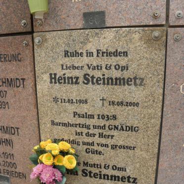 STEINMETZ Heinz 1908-2000 