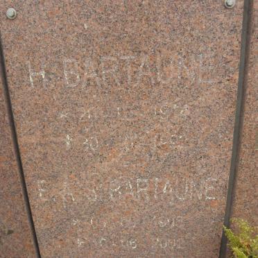 BARTAUNE H. 1914-1993 &amp; E.A.S. 