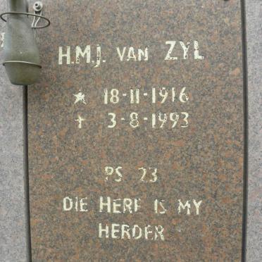ZYL H.M.J., van 1916-1993