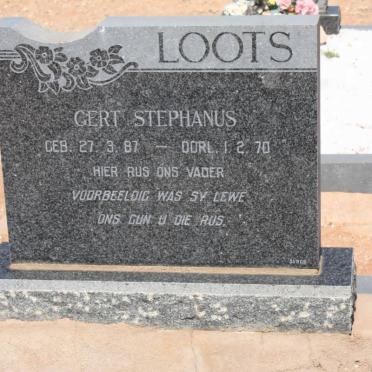 LOOTS Gert Stephanus 1887-1970