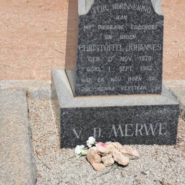 MERWE Christoffel Johannes, v.d. 1879-1952