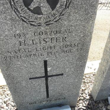 LISTER H. -1915