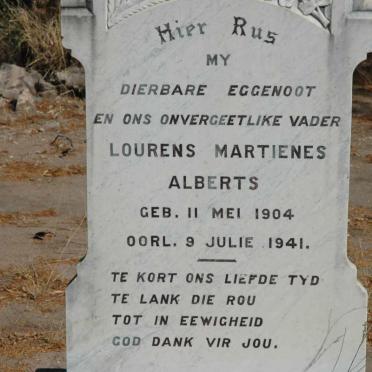 ALBERTS Lourens Martienes 1904-1941