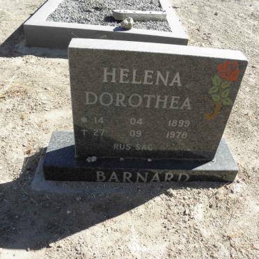 BARNARD Helena Dorothea 1899-1978