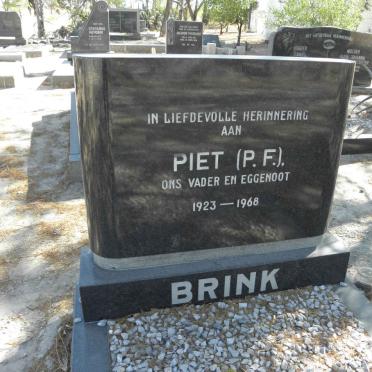 BRINK P.F. 1923-1968