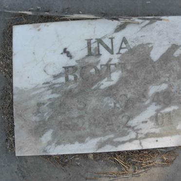 BOTHA Ina 1948-2001