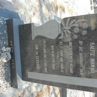 BREEDT Dina M. 1944-1971