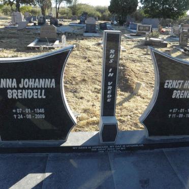 BRENDELL Ernst Hermann 1946-1997 &amp; Anna Johanna 1946-2009