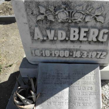 BERG A., v.d. 1900-1972